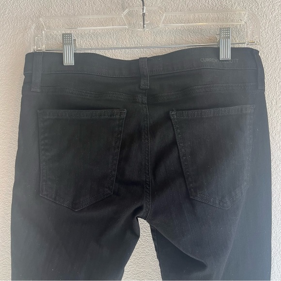 Current Elliott The Soho Stiletto Black Denim Skinny Jeans Zip Ankle 27 - Picture 4 of 11